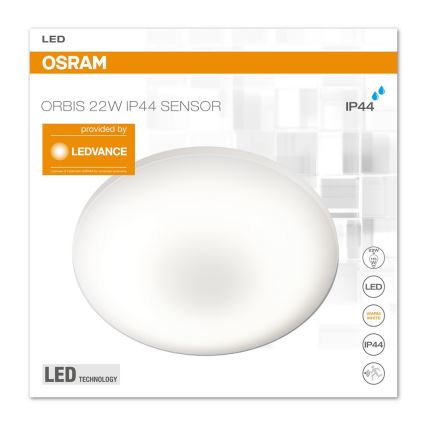 Osram - LED Buitenlamp met sensor SILARA LED/22W/230V IP44