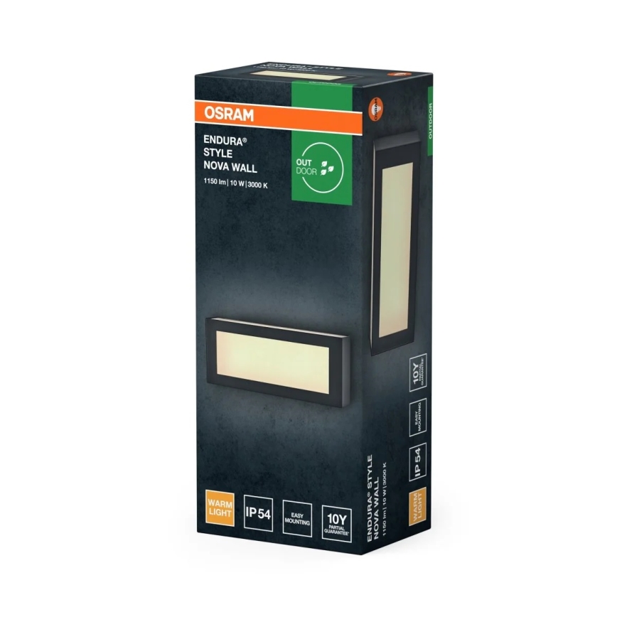 Osram - LED buitenmuurlamp ENDURA STYLE LED/10W/230V IP54 antraciet