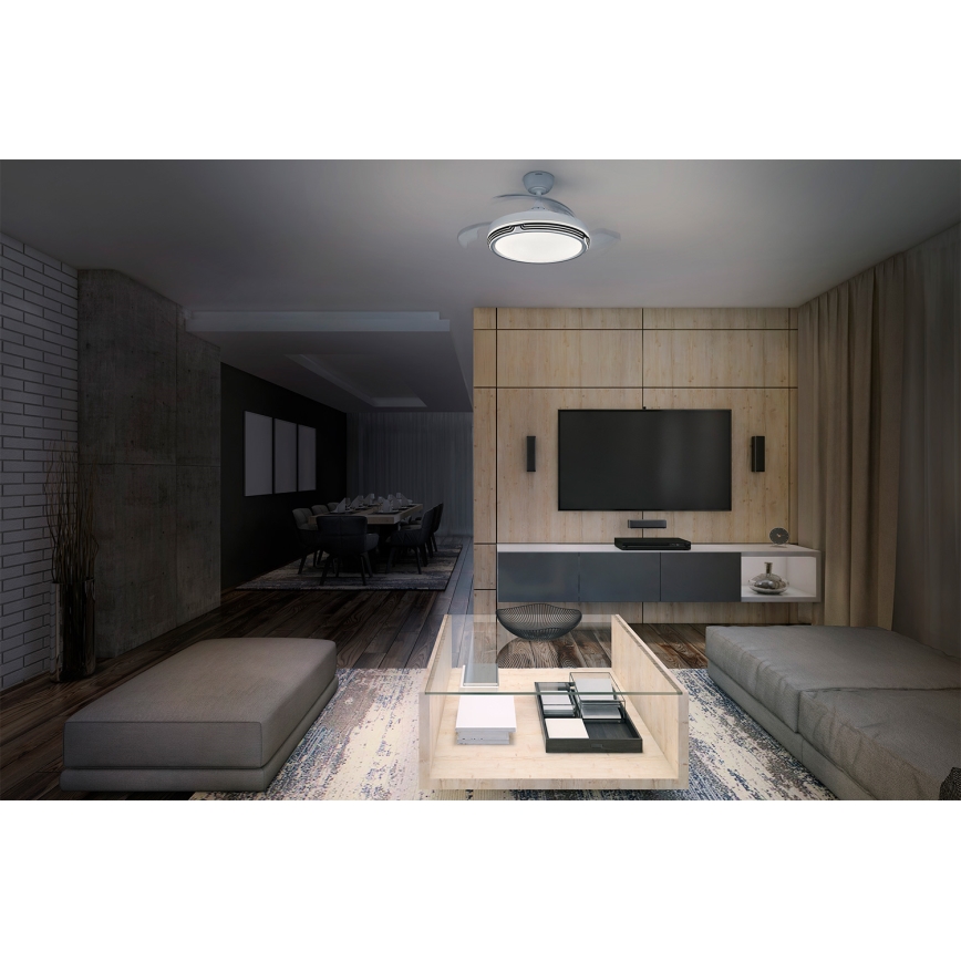 Osram - LED dimbare plafondlamp met ventilator LEVECHE LED/36W/230V 3000/4000/6500K + afstandsbediening
