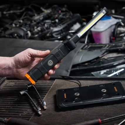 Osram - Dimbare oplaadbare inspectielamp LEDINSPECT WIRE-FREE SLIM 600 LED/5W/3,7V IP54