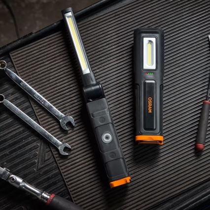 Osram - Dimbare oplaadbare inspectielamp LEDINSPECT WIRE-FREE SLIM 600 LED/5W/3,7V IP54