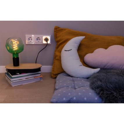 Osram - Dimbare LED slimme stekker met verlichting SCHUKO SMART+ NIGHTLIGHT 3680W/230V Wi‑Fi