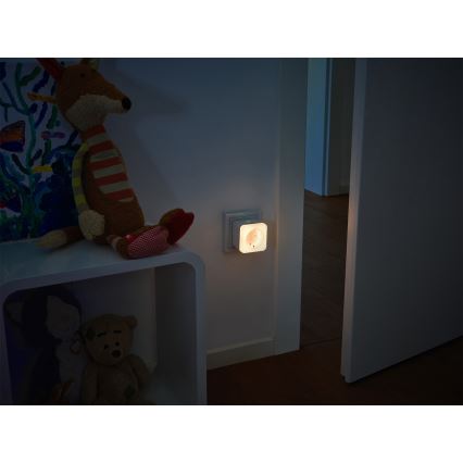 Osram - Dimbare LED slimme stekker met verlichting SCHUKO SMART+ NIGHTLIGHT 3680W/230V Wi‑Fi