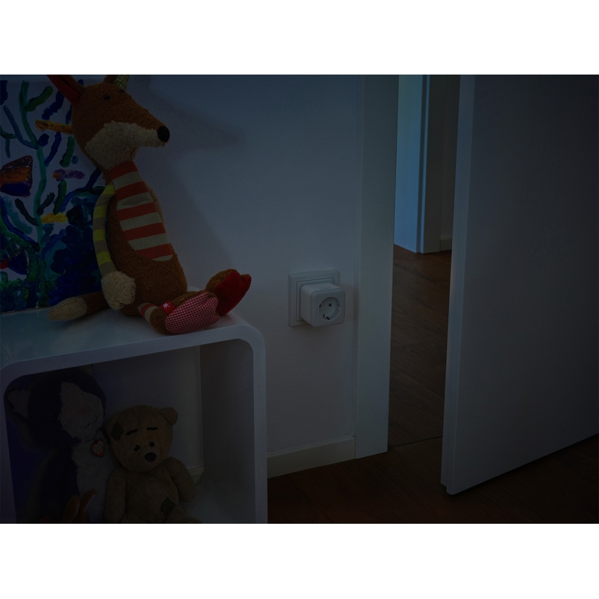 Osram - Dimbare LED slimme stekker met verlichting SCHUKO SMART+ NIGHTLIGHT 3680W/230V Wi‑Fi