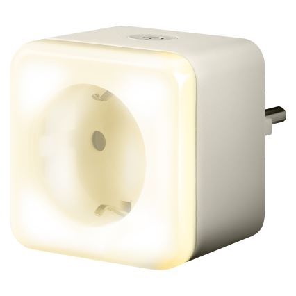 Osram - Dimbare LED slimme stekker met verlichting SCHUKO SMART+ NIGHTLIGHT 3680W/230V Wi‑Fi