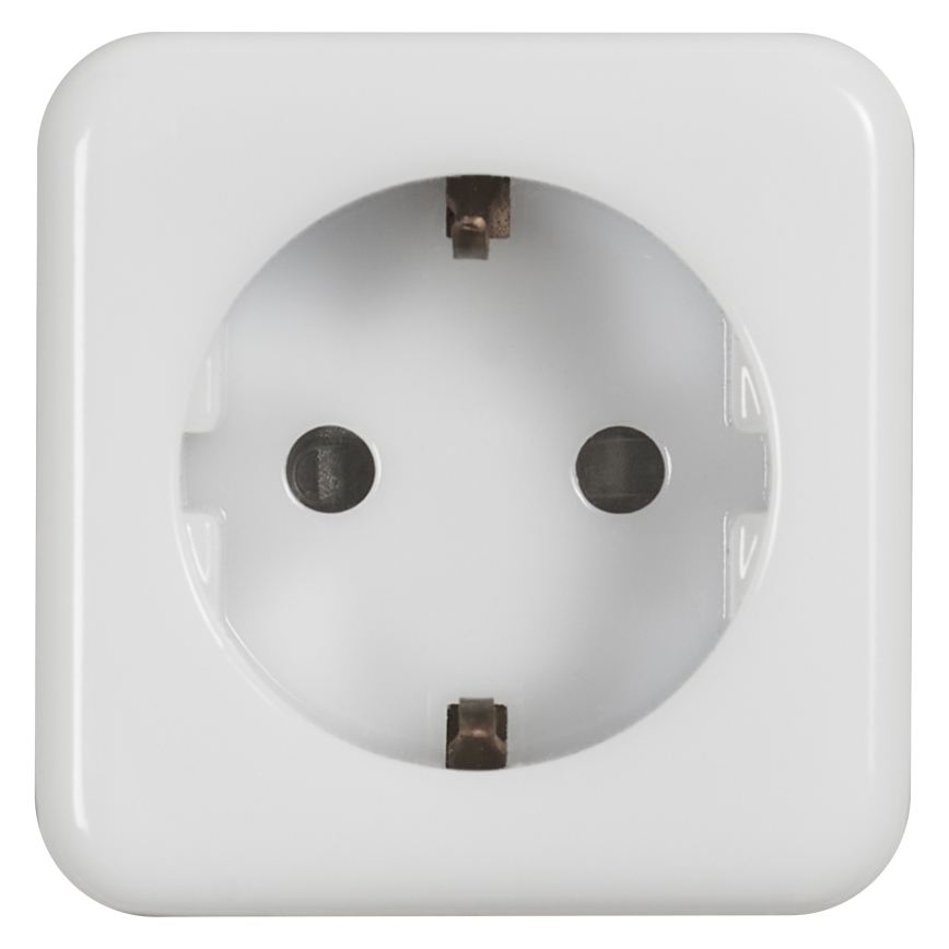 Osram - Dimbare LED slimme stekker met verlichting SCHUKO SMART+ NIGHTLIGHT 3680W/230V Wi‑Fi