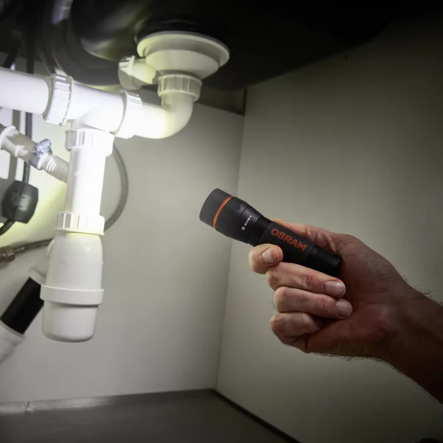 Osram - Dimbare LED-zaklamp LEDINSPECT TORCH 450 ESSENTIAL LED/6W/3xAAA IP44