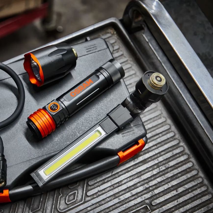 Osram - Dimbare 3-in-1 LED-inspectielamp voor in de auto LEDINSPECT LED/5W/5V 4000 mAh