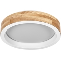 Osram - LED-dimbare plafondlamp MARIANO LED/16W/230V Ø 31 cm eik/wit