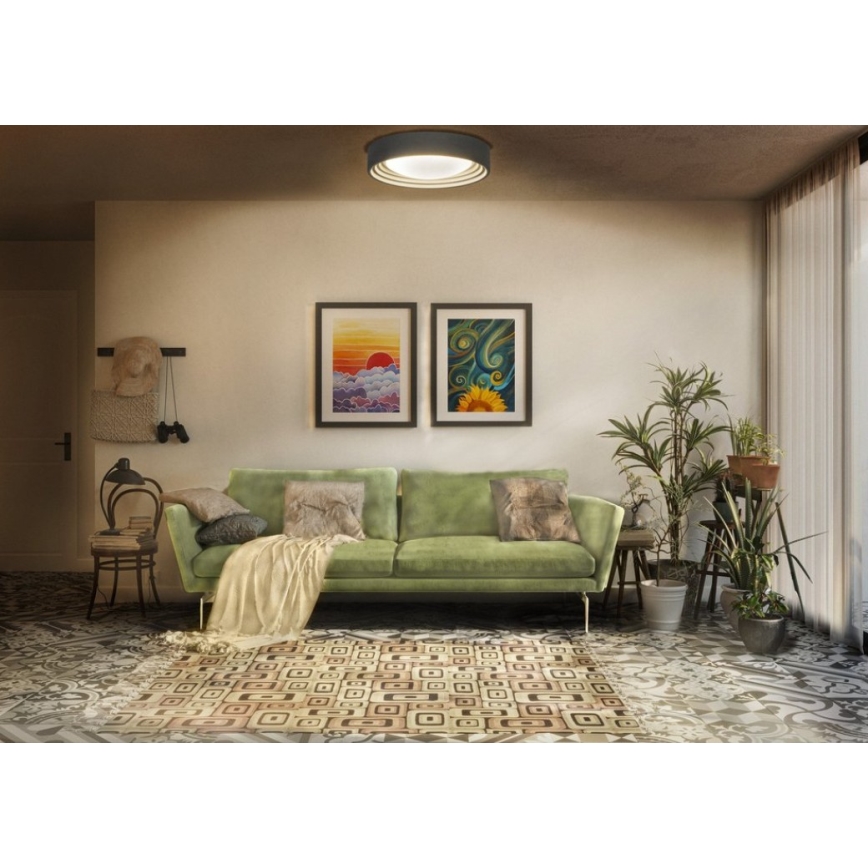 Osram - LED dimbare plafondlamp ORBIS CONCRETE LED/24,5W/230V Ø 50 cm grijs/beton