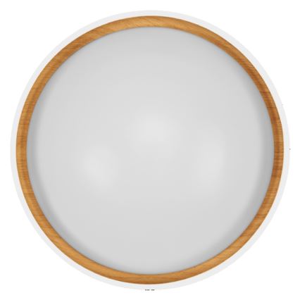 Osram - ORBIS LIVIA dimbare LED-plafondlamp, 16W/230V, Ø 30 cm, wit/bruin