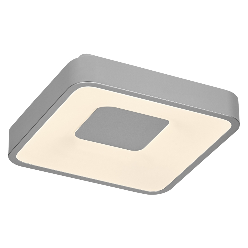 Osram - Dimbare LED plafondlamp ORBIS PIANA LED/16W/230V 29x29 cm zilver