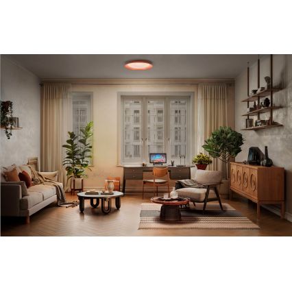 Osram - LED dimbare plafondlamp PLATE LED/35W/230V Ø 43 cm roze