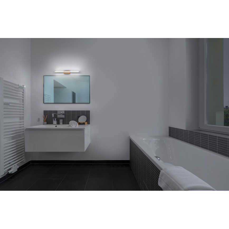 Osram - LED dimbare badkamerspiegelverlichting met aanraakbediening ORBIS MIRROR LED/10W/230V 60 cm 3000/4000K IP44 beige