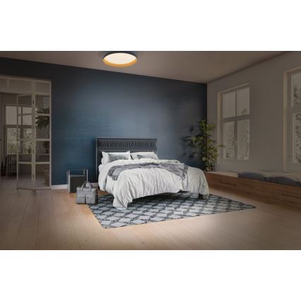 Osram - Plafonnier LED dimmable ORBIS LIVIA LED/16W/230V Ø 30 cm anthracite/marron