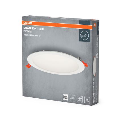 Osram - LED Hang plafondverlichting SLIM LED/22W/230V 4000K