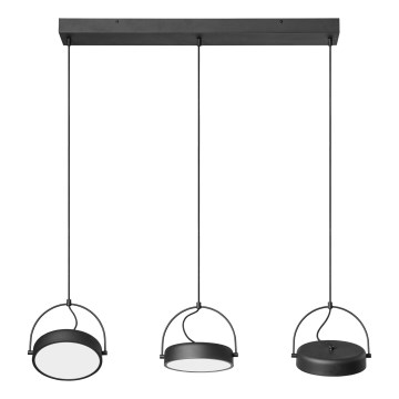 Osram - LED-hanglamp DECOR PUCK met kabel, 3xLED/12W/230V, zwart