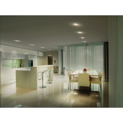 Osram - LED inbouwspot SPOT 1xGU10/4,3W/230V 2700K CRI 90 mat chroom