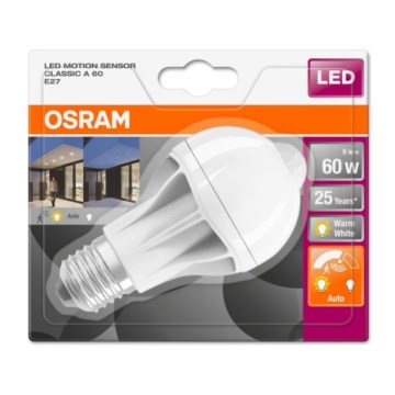 Osram - LED Lamp met bewegingssensor STAR E27/9W/230V 2700K