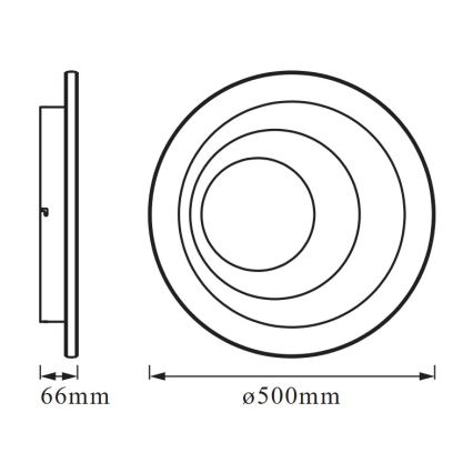 Osram - Plafonnier LED gradable SMART+ SPIRAL LED/40W/230V 3000K-6500K Wi-Fi