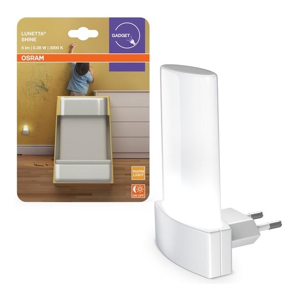 Osram - LED-nachtlamp met sensor LUNETTA LED/0,28W/230V 3000K