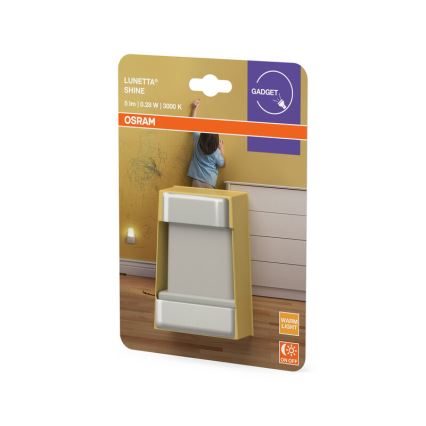 Osram - LED-nachtlamp met sensor LUNETTA LED/0,28W/230V 3000K