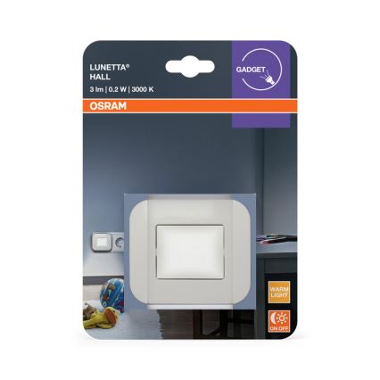 Osram - LED-nachtlampje met schemeringssensor LUNETTA LED/0,2W/230V