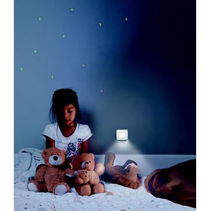 Osram - LED-nachtlampje met schemersensor LUNETTA LED/0,2W/230V