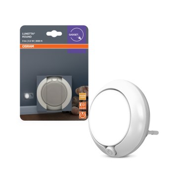 Osram - LED-nachtlampje met sensor LUNETTA LED/0,3W/230V 3000K