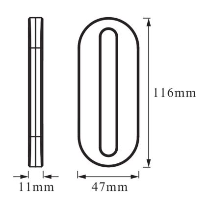 Osram - LED oriëntatielamp met bewegingssensor MOBILE LED/0,5W/3,7V 330 mAh CRI 90 wit