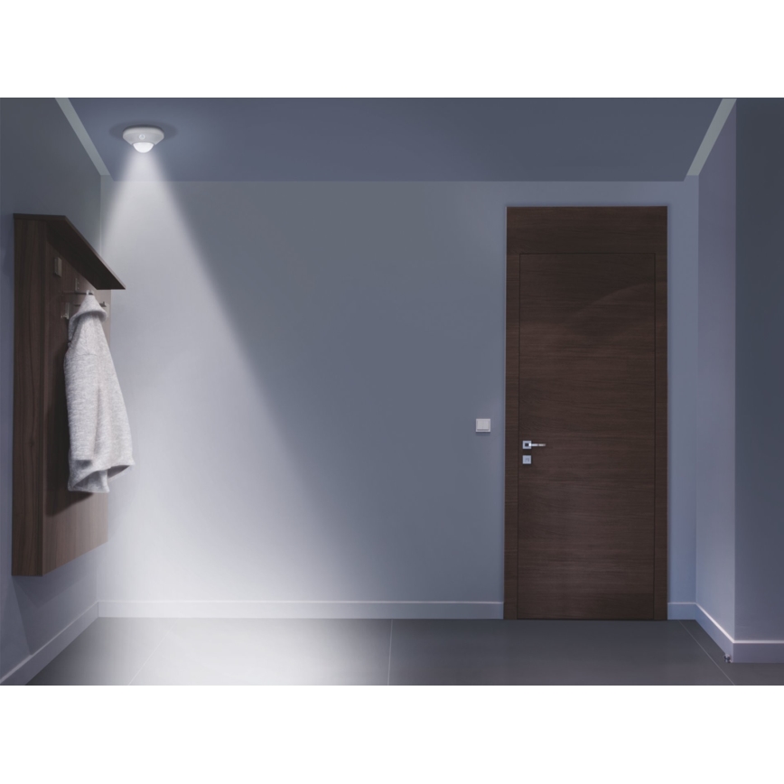 Osram - LED oriëntatielamp met sensor NIGHTLUX LED/2W/3xAA wit