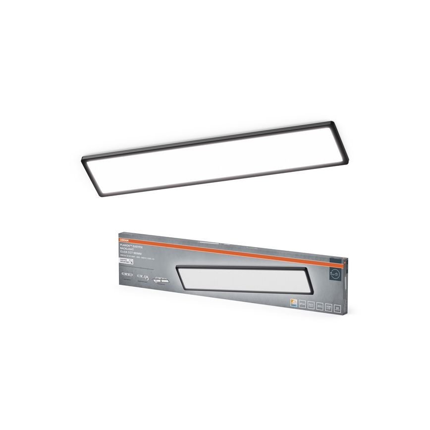 Osram - LED plafondlamp PLANON EASYFIX LED/30W/230V 2800/4000/6000K IP54 zwart