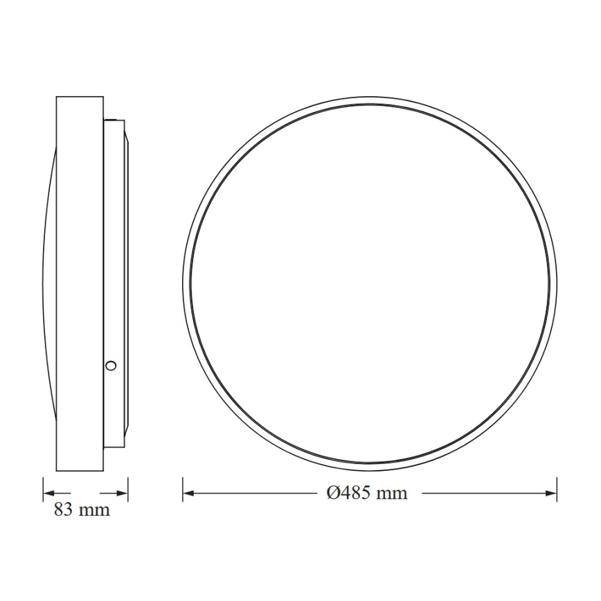 Osram - LED-plafondlamp CEILING LUXO LED/36W/230V Ø 49 cm goudkleurig