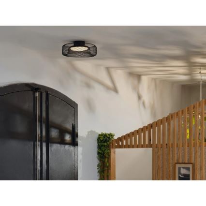 Osram - LED-plafondlamp DECOR MESH LED/18,5W/230V Ø 30 cm zwart