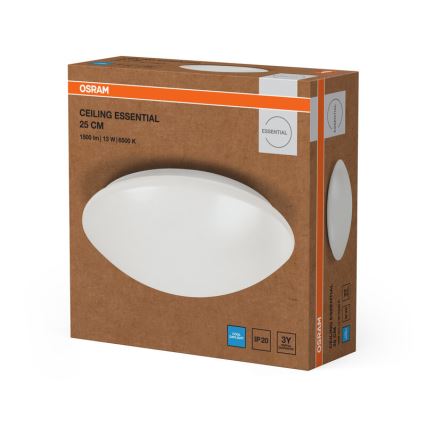 Osram - LED-plafondlamp ESSENTIAL LED/13W/230V 6500K Ø 25 cm