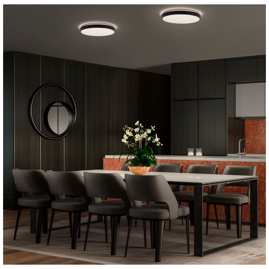Osram - LED plafondlamp ORBIS LONDON LED/36W/230V Ø 48 cm zwart