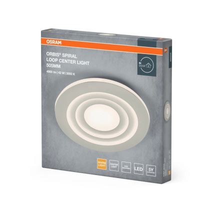 Osram - LED plafondlamp ORBIS SPIRAL LED/42W/230V Ø 50,5 cm wit