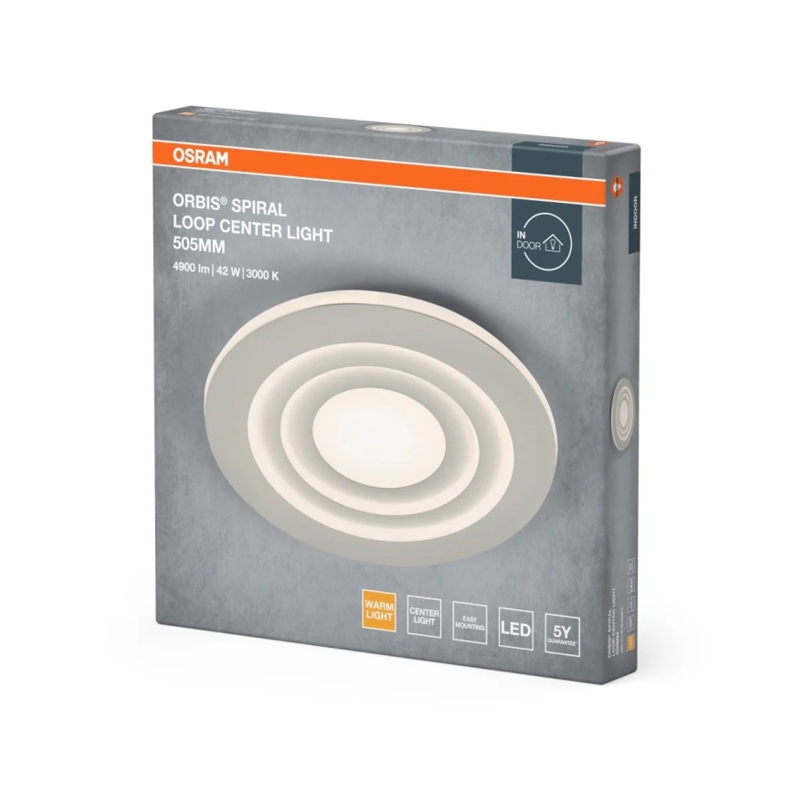 Osram - LED plafondlamp ORBIS SPIRAL LED/42W/230V Ø 50,5 cm wit