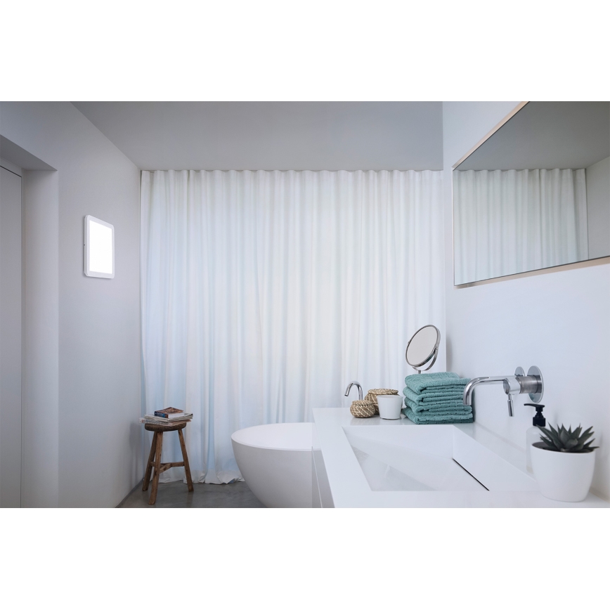 Osram - LED plafondlamp voor de badkamer ORBIS DISC LED/22W/230V 3000/4000K 30x30 cm IP44 wit