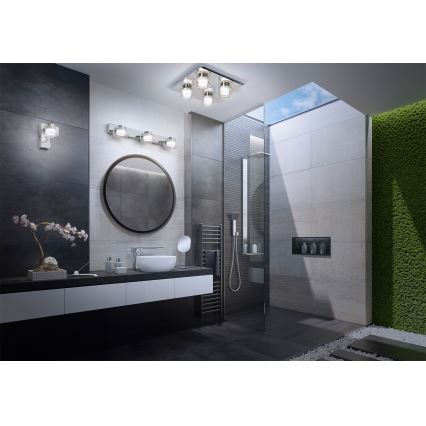 Osram - LED-plafondlamp voor de badkamer ORBIS FLAME 4xLED/5,5W/230V 3000/4000K IP44 glanzend chroom
