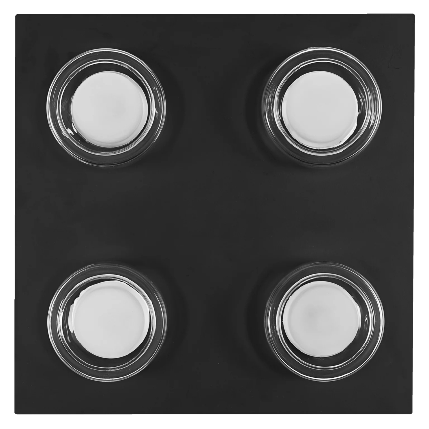 Osram - Plafonnier LED pour salle de bains ORBIS FLAME 4xLED/5,5W/230V 3000/4000K IP44 noir