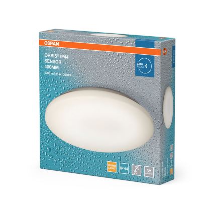 Osram - Plafonnier LED pour salle de bains avec détecteur de mouvement et capteur crépusculaire ORBIS LED/25W/230V IP44
