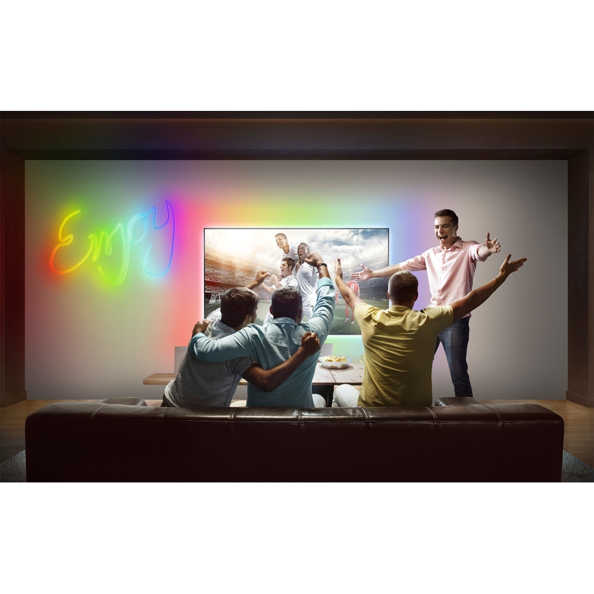 Osram - LED RGB dimbare buiten-LED-strip SMART+ MAGIC 5m LED/24W/230V IP44 Wi-Fi+ afstandsbediening