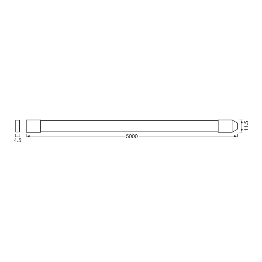 Osram - LED RGBW dimbare buiten-LED-strip SMART+ FLEX 5m LED/14,5W/230V 2700-6500K IP44 Wi-Fi