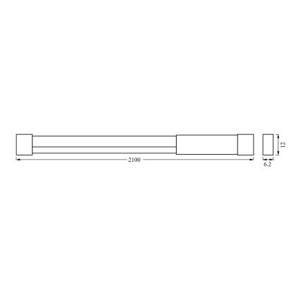 Osram - Dimbare RGBW LED-strip NEON FLEX 2m LED/4W/5V + afstandsbediening