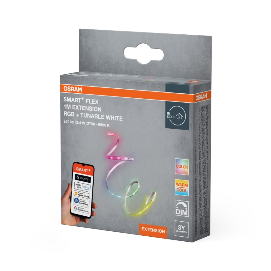 Osram - Dimbare LED-strip RGB+TW SMART+ FLEX 1m LED/3,4W/230V 2700-6500K Wi-Fi