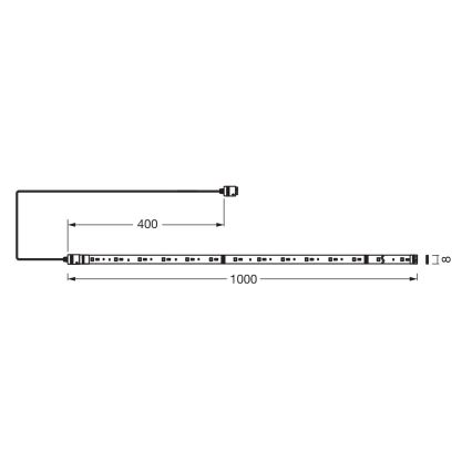 Osram - Dimbare LED-strip RGB+TW SMART+ FLEX 1m LED/3,4W/230V 2700-6500K Wi-Fi