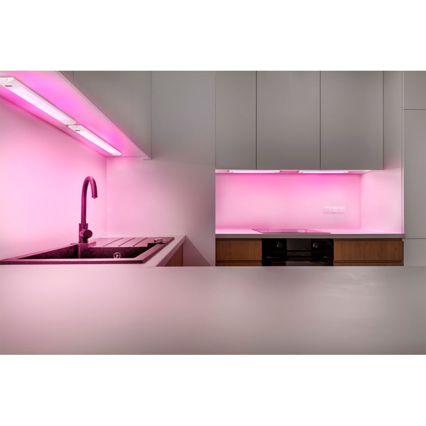 Osram - LED RGBW dimbare onderbouwarmatuur LINEAR EDGE LED/8W/230V 50 cm wit + afstandsbediening