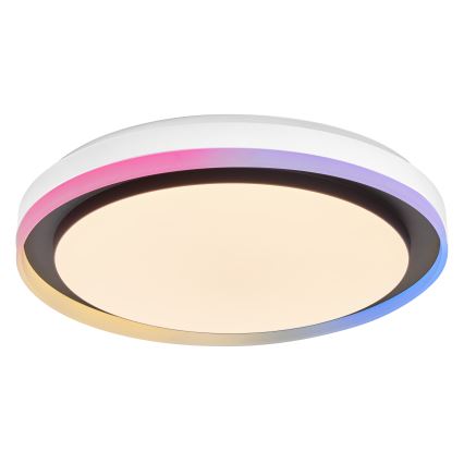 Osram - LED RGBW dimbare plafondlamp SMART+ MAGIC LED/38W/230V Ø 49 cm zwart 2700-6500K Wi-Fi