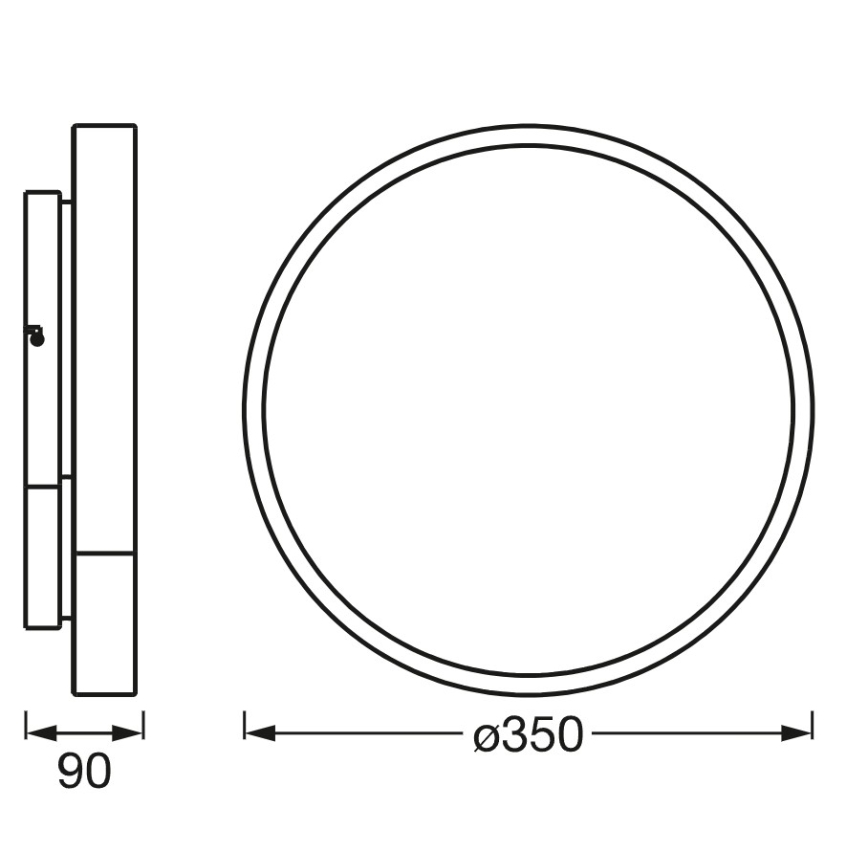 Osram - LED RGBW dimbare plafondlamp SMART+ ORBIS LED/28W/230V Ø 35 cm 2700-6500K Wi-Fi